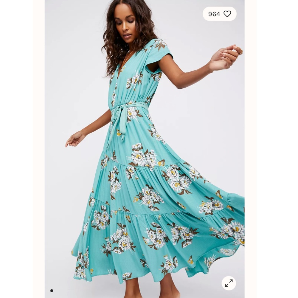 Free People All I Got Printed Maxi Dress